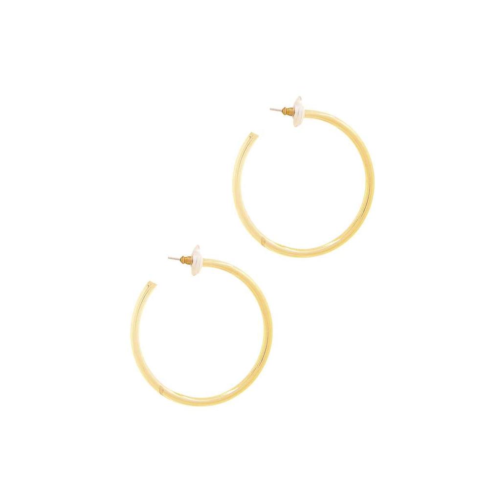 Trendy Fashion 2 Inch Open Hoop Earring - Picture 1 of 7